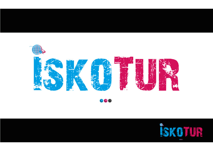 İSKO TUR SEYAHAT ACENTASI LOGOSU yarışmasına tasarımcı Technozede tarafından sunulan  tasarım 