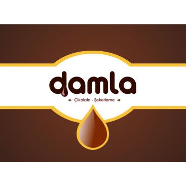 DAMLA Çikolata ve Şekerleme logo tasarım yarışmasına tasarımcı sunuyor tarafından sunulan  tasarım 