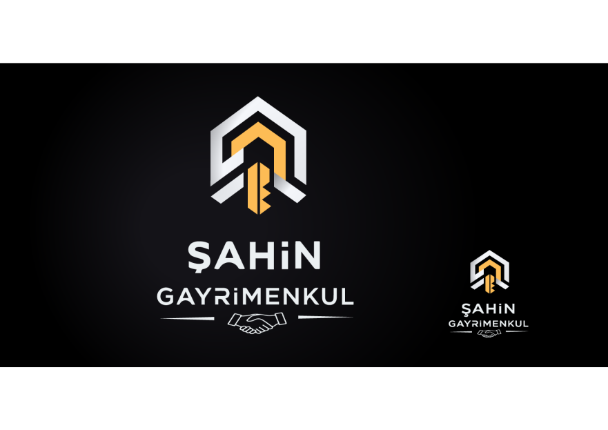 Şahin Gayrimenkul Logo + Kurumsal Kimlik yarışmasına tasarımcı izdüsümü tarafından sunulan  tasarım 