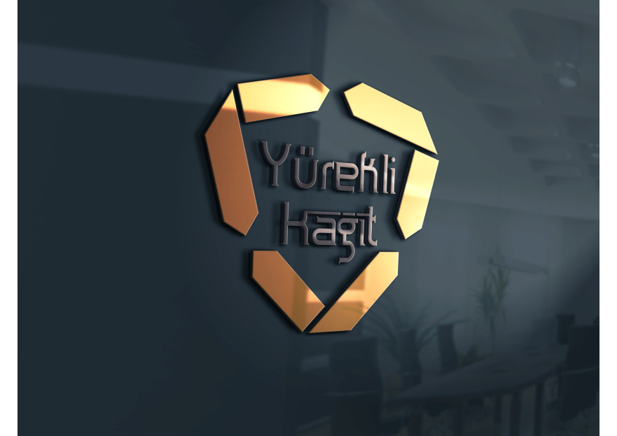 Yürekli Kağıt Yeni Logosunu Arıyor. yarışmasına tasarımcı KnockOut tarafından sunulan  tasarım 
