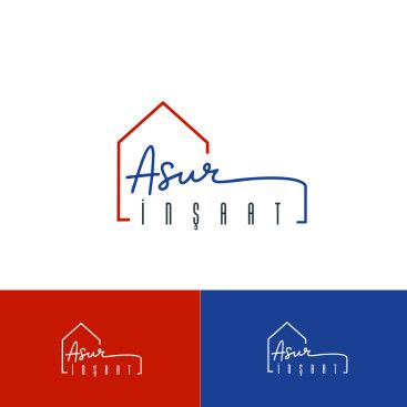 ASUR İNŞAAT İÇİN LOGO TASARIM yarışmasına tasarımcı Benna tarafından sunulan  tasarım 