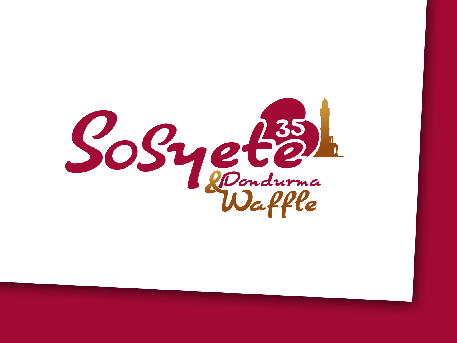 Tasarlayan grfkismail-waffle&dondurma cafe için logo 