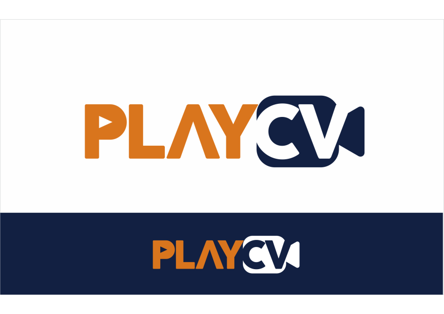 Videolu CV platformu için logo tasarımı yarışmasına tasarımcı ErcanH tarafından sunulan  tasarım 