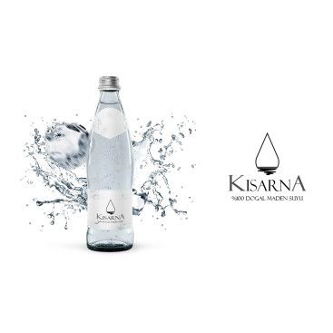 kisarna maden suyu için logo çalışması yarışmasına tasarımcı Ayazsen tarafından sunulan  tasarım 