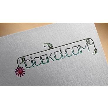 Cicekci.com logosunu arıyor yarışmasına tasarımcı X126 tarafından sunulan  tasarım 