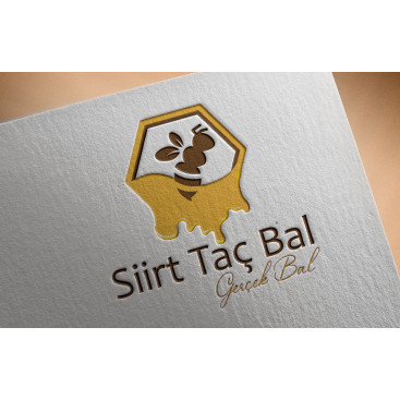 Siirt Taç Bal Logo yarışmasına tasarımcı lanadesign tarafından sunulan  tasarım 