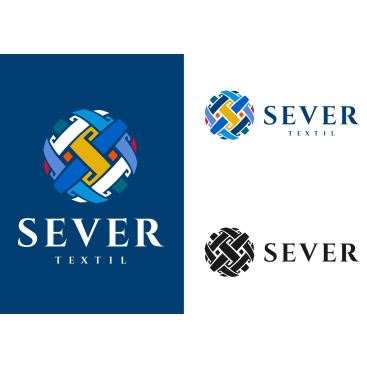 Tekstil firma logosu yarışmasına tasarımcı bdesign tarafından sunulan  tasarım 