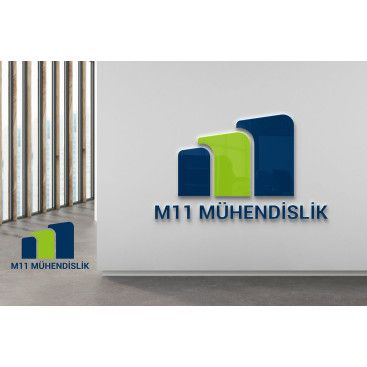 M11 MÜH LOGO VE KURUMSAL  yarışmasına tasarımcı merter tarafından sunulan  tasarım 