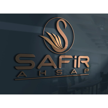 Ahşap kapı imalatçısı için logo tasarımı yarışmasına tasarımcı kursunkalem tarafından sunulan  tasarım 