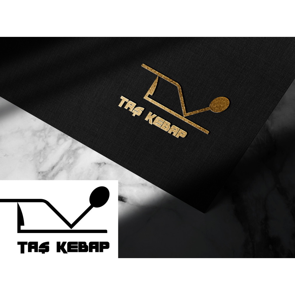TAŞ KEBAP RESTORANTIMIZ İÇİN LOGO ÇALIŞM yarışmasına Türkân Kavak tarafından girilen tasarım