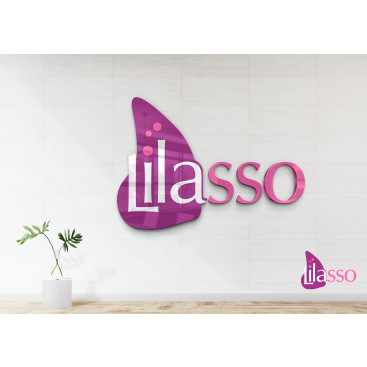 ''LİLASSO'' MARKASI İÇİN LOGO-KARTVİZİT yarışmasına tasarımcı grfkismail tarafından sunulan  tasarım