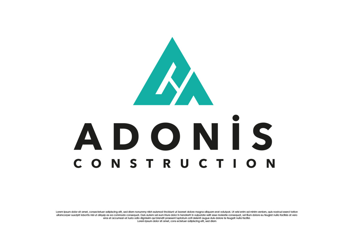 Tasarlayan tarzını yansıt-Adonis Construction Logo Tasarımı