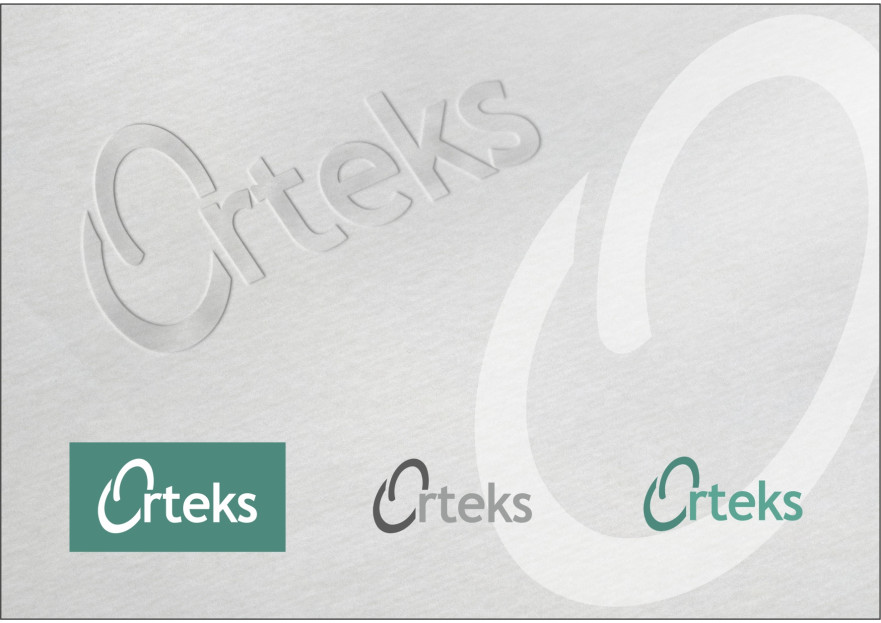Orteks Logo yarışmasına tasarımcı grafikerh tarafından sunulan  tasarım 