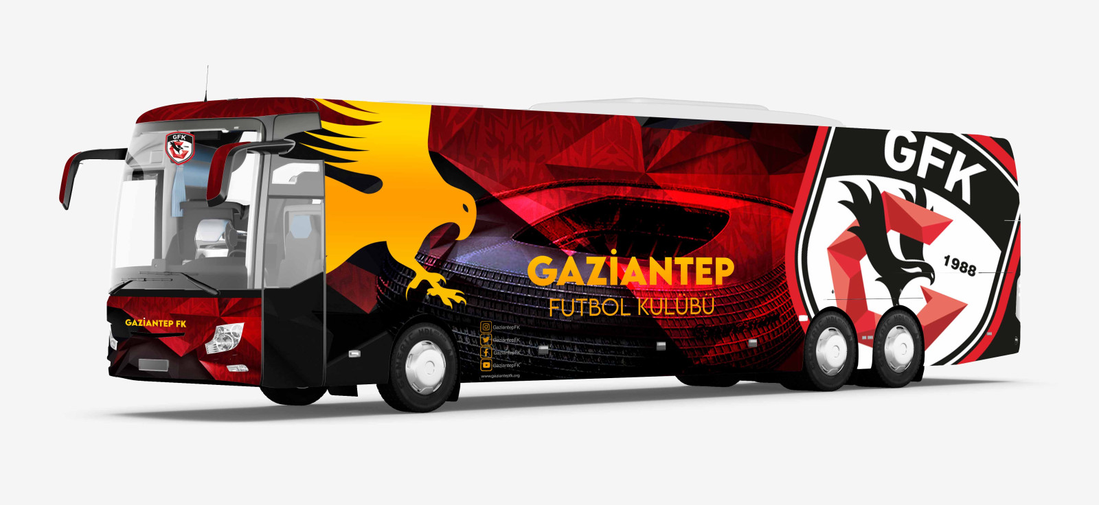 Tasarlayan RedNeckTR-Gaziantep FK Takım Otobüsü Tasarımı