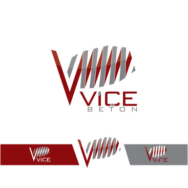 VİÇE BETON Logo Yarışması Başladı yarışmasına tasarımcı grfkismail tarafından sunulan  tasarım 