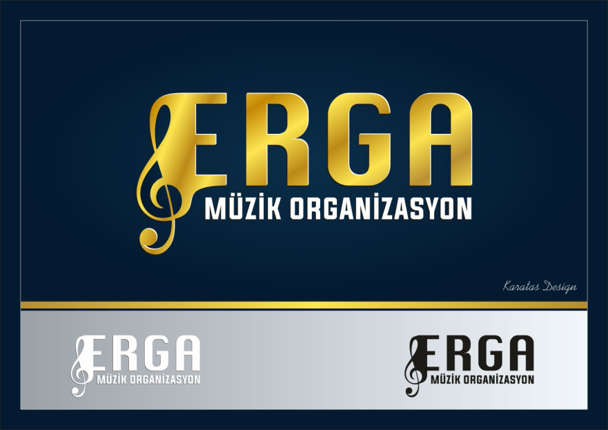 erga müzik logosunu arıyor yarışmasına tasarımcı cizimser tarafından sunulan  tasarım 