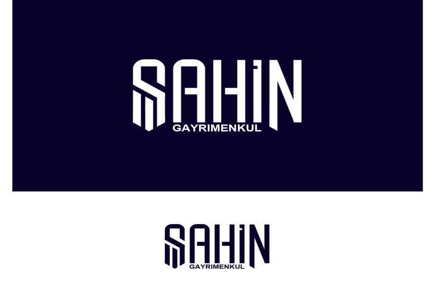 Şahin Gayrimenkul Logo + Kurumsal Kimlik yarışmasına tasarımcı grafikodam tarafından sunulan  tasarım 