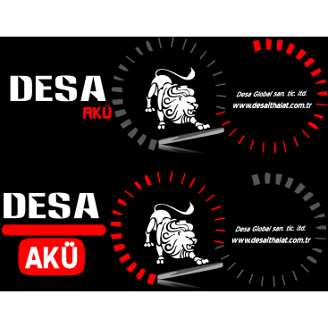 DESA  için logo tasarımı (akü -enerji) yarışmasına tasarımcı tasarlacini tarafından sunulan  tasarım 