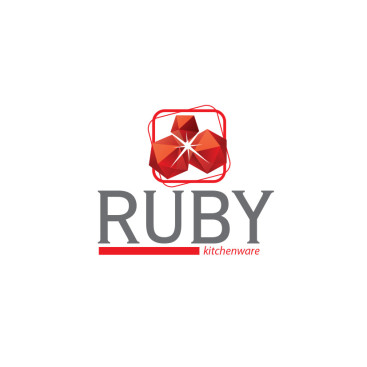  ''RUBY'' ismine logo çalışması  yarışmasına tasarımcı TICEGUL tarafından sunulan  tasarım 
