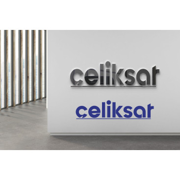 Çelik satışı yapan firmamız için logo yarışmasına tasarımcı myben design tarafından sunulan  tasarım 