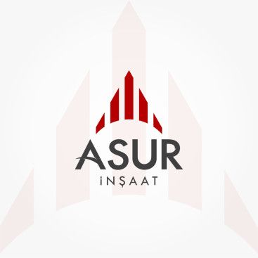 ASUR İNŞAAT İÇİN LOGO TASARIM yarışmasına tasarımcı Karagrafi tarafından sunulan  tasarım 