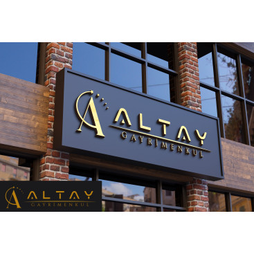 Altay  Gayrimenkul Logo  Tasarımı  yarışmasına tasarımcı ALFA™ tarafından sunulan  tasarım 