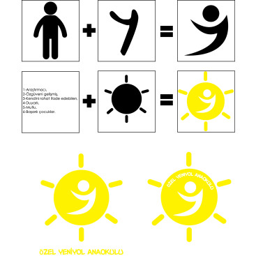 yeniyol anaokulumuza dikkat çekici logo  yarışmasına tasarımcı cnnckl tarafından sunulan  tasarım 