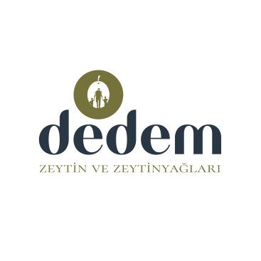 dedem zeytin ve zeytinyağlari için logo yarışmasına tasarımcı tubice tarafından sunulan  tasarım 