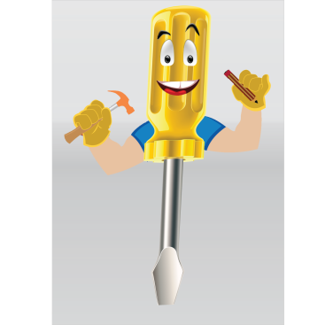 yapı market için maskot yarışmasına tasarımcı proea tarafından sunulan  tasarım 