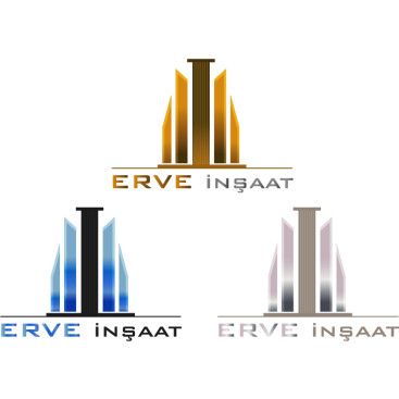 ERVE İnşaat İçin Logo+KurumsalKimlik yarışmasına tasarımcı gDesign. tarafından sunulan  tasarım 