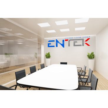 elektironik firma logosu yarışmasına tasarımcı ömerSD tarafından sunulan  tasarım 