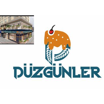 Yeni açılacak unlu mamüller-pastane-cafe yarışmasına tasarımcı aysedesign tarafından sunulan  tasarım 