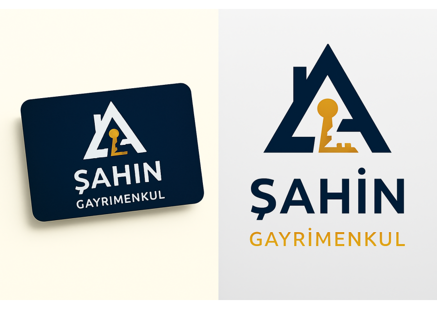 Şahin Gayrimenkul Logo + Kurumsal Kimlik yarışmasına tasarımcı inanç doğan tarafından sunulan  tasarım 