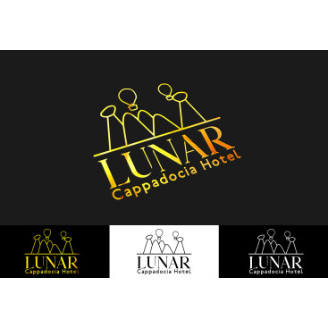 Kapadokya'da Hotel Logo ve Kurumsal Kiml yarışmasına tasarımcı ankagraphic tarafından sunulan  tasarım 