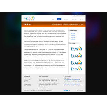 Özel Okul Web Sitesi yarışmasına tasarımcı RΛPİDO tarafından sunulan  tasarım 