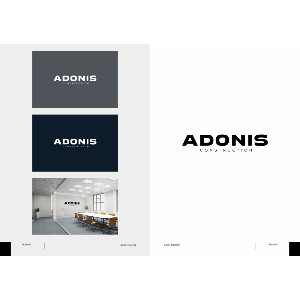Adonis Construction Logo Tasarımı