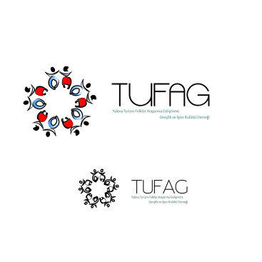 Yalova TUFAG Halk Oyunları Derneği Logos yarışmasına tasarımcı estella tarafından sunulan  tasarım 