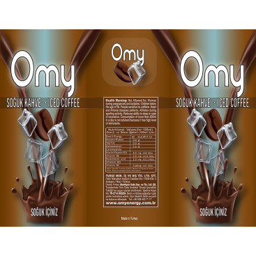 SOĞUK KAHVE AMBALAJ TASARIMI yarışmasına tasarımcı ferielinda tarafından sunulan  tasarım 