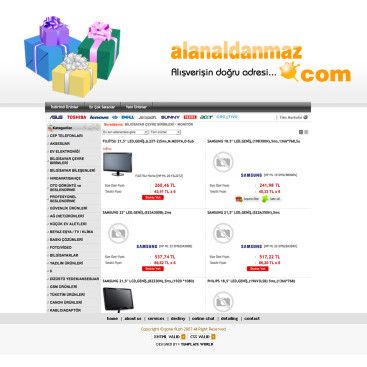 E-Ticaret Sitesi Logo Tasarımı yarışmasına tasarımcı nihal tarafından sunulan  tasarım 