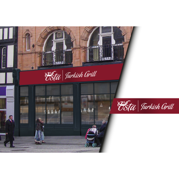 İngiltere'de Türk Restoranı -Tabela Logo yarışmasına tasarımcı yeninesilgrafik tarafından sunulan  tasarım 