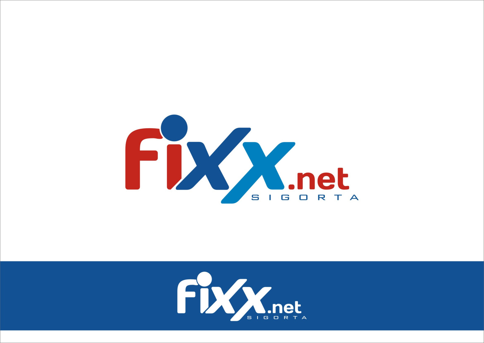 Tasarlayan RΛPİDO-fixx.net sigorta logo amblem çalışması