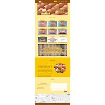 YUMURTA FİRMAMIZA WEB TASARIM yarışmasına tasarımcı charcoal tarafından sunulan  tasarım 