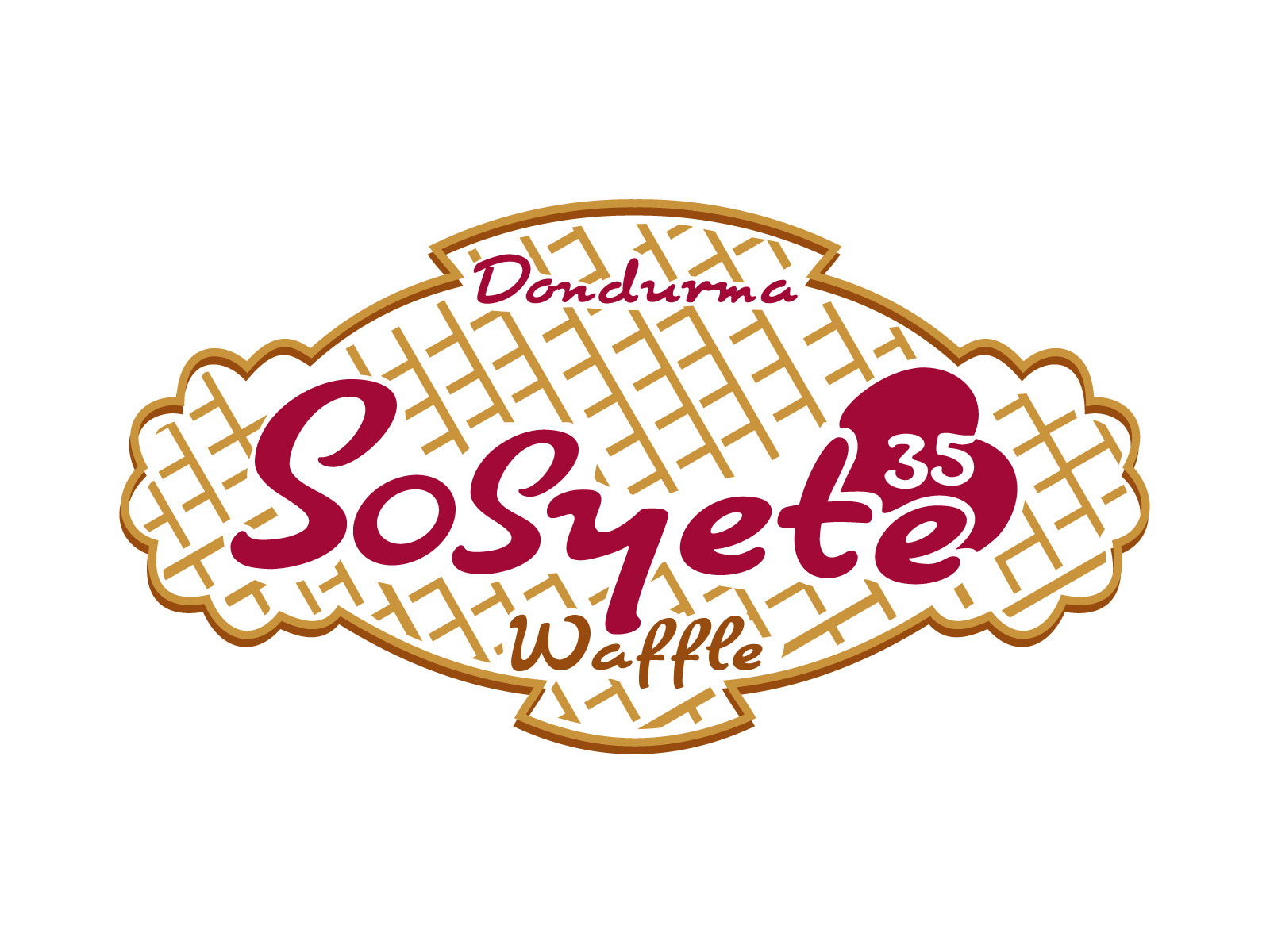 Tasarlayan grfkismail-waffle&dondurma cafe için logo 