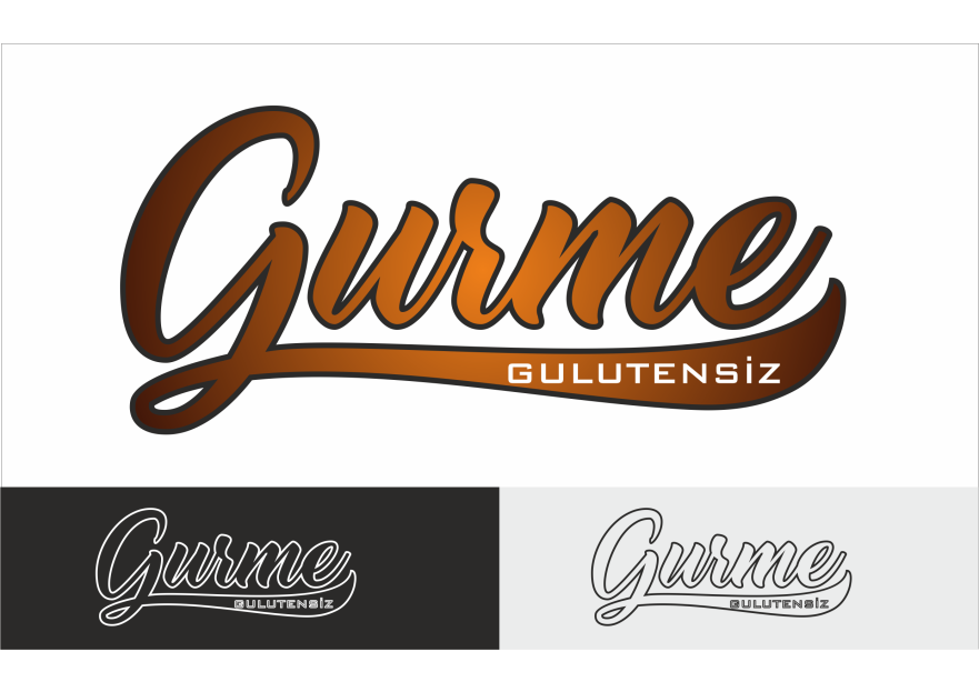 Glutensiz gıda üreten restoran cafe Logo yarışmasına tasarımcı ErcanH tarafından sunulan  tasarım 