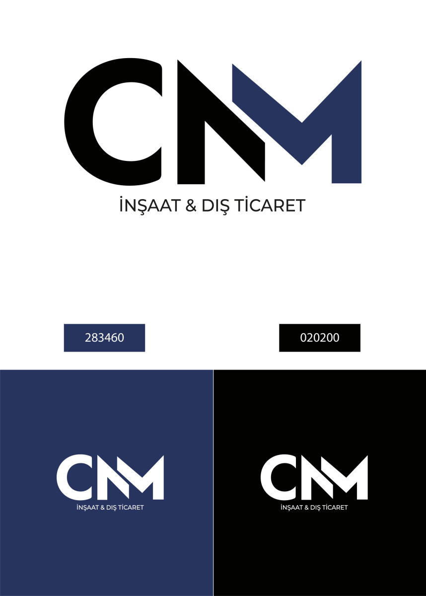 Tasarlayan ceydavc-CNM inşaat ve dış ticaret logosu