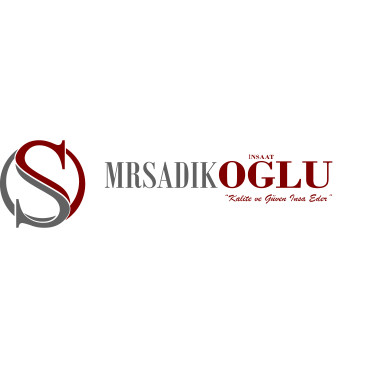 mr SADIKOGLU İNŞAAT Logo  yarışmasına tasarımcı Halimeelif tarafından sunulan  tasarım 