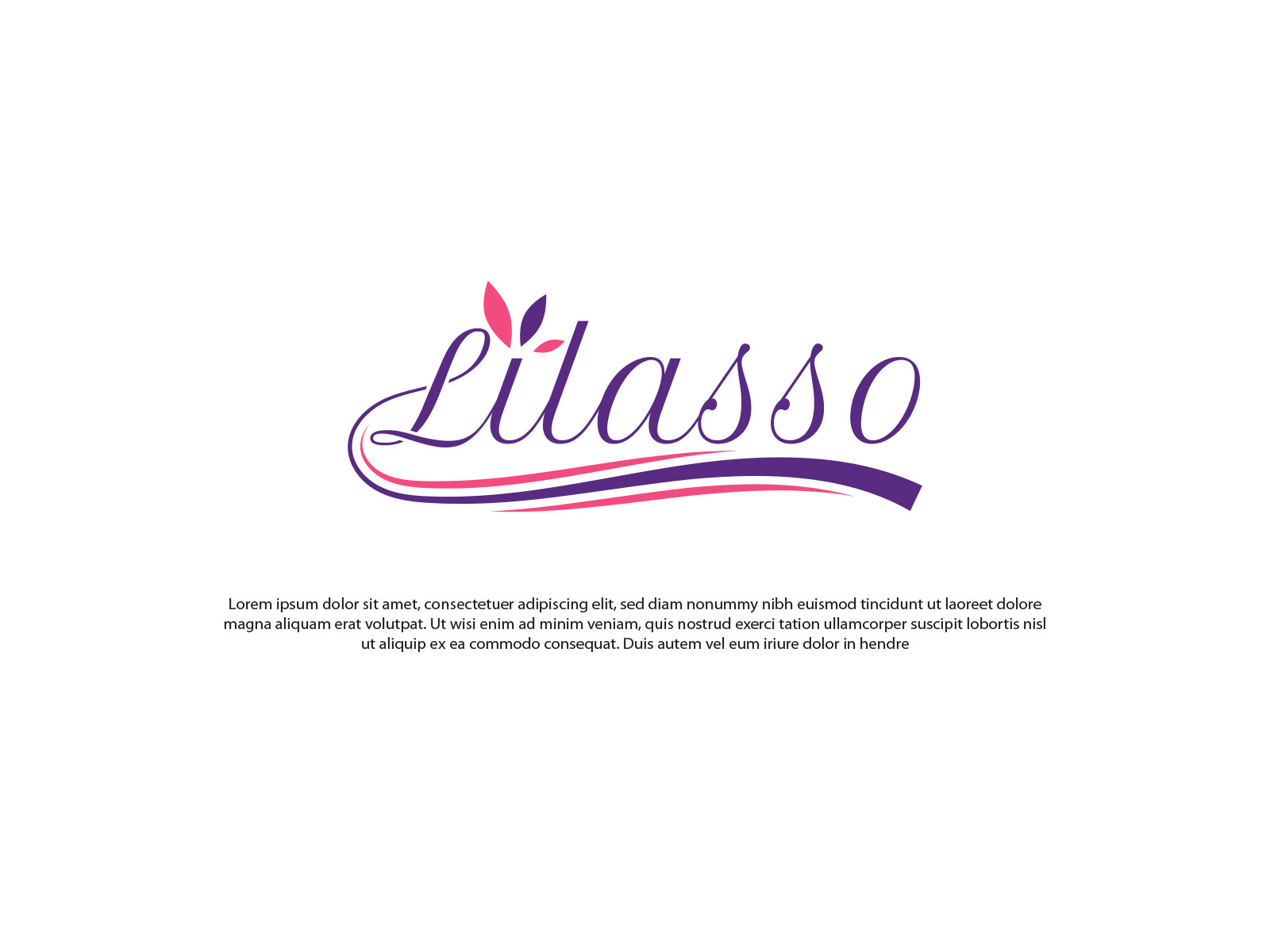 Tasarlayan Etrah™-''LİLASSO'' MARKASI İÇİN LOGO-KARTVİZİT