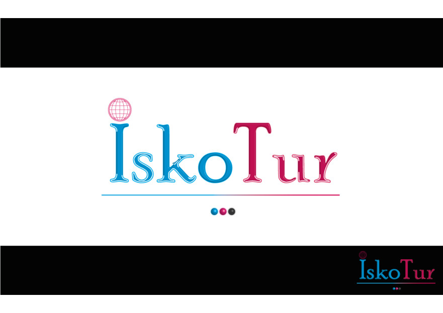 İSKO TUR SEYAHAT ACENTASI LOGOSU yarışmasına tasarımcı Technozede tarafından sunulan  tasarım 