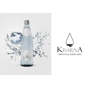 kisarna maden suyu için logo çalışması yarışmasına tasarımcı Ayazsen tarafından sunulan  tasarım 
