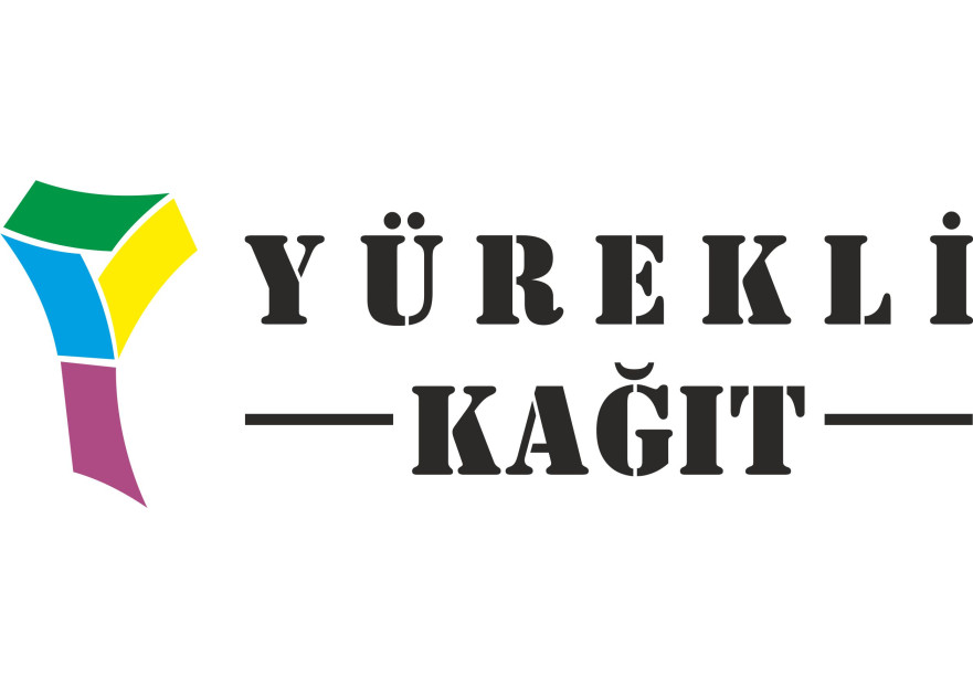 Yürekli Kağıt Yeni Logosunu Arıyor. yarışmasına tasarımcı Mudi tarafından sunulan  tasarım 